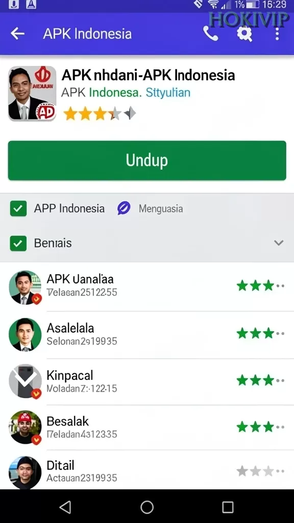 Cuplikan layar RP6677 — pengaturan akun
