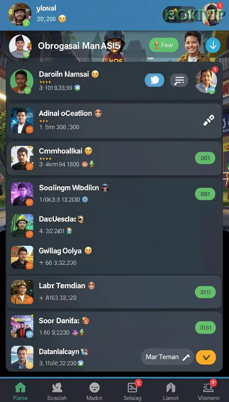 Cuplikan layar DULTOGEL — halaman utama