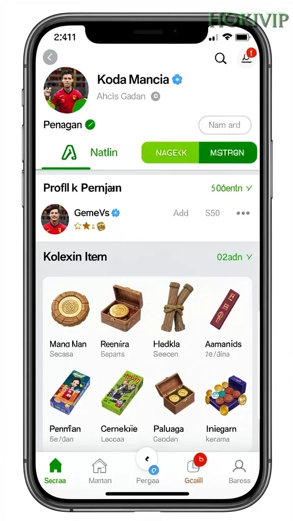 Cuplikan layar GRABWIN — halaman utama